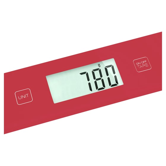 SENCOR RED 1gr/5kg Ψηφιακή Ζυγαριά Κουζίνας image 1