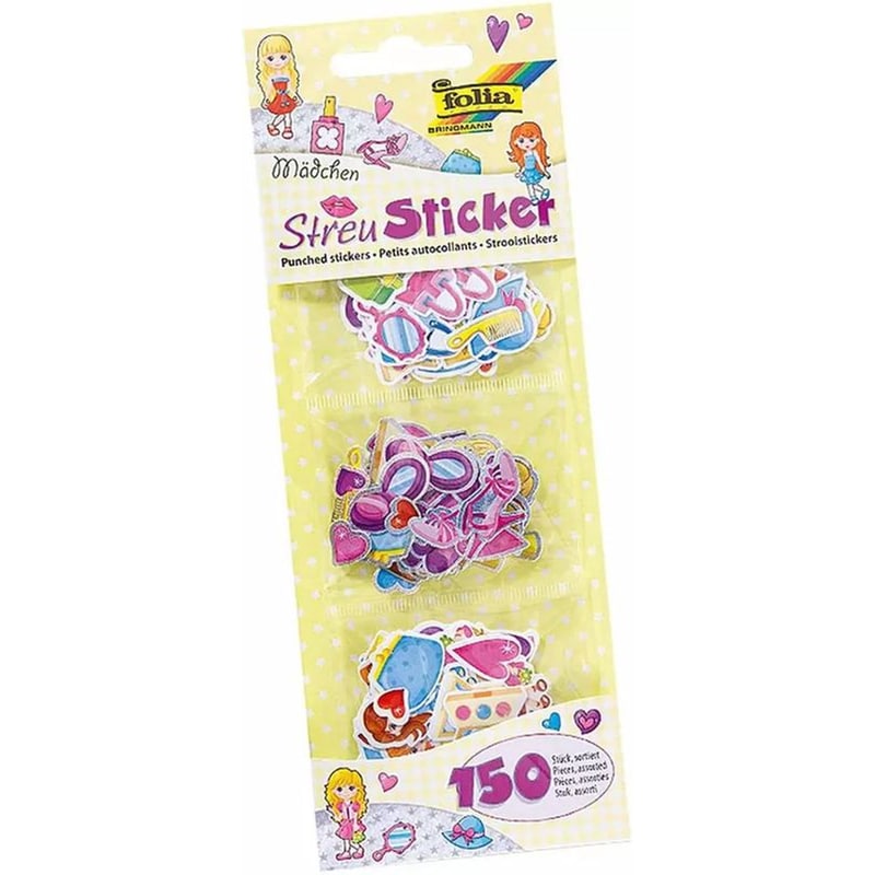 FOLIA Σετ Αυτοκόλλητα 150 Τεμάχια, Κοριτσια