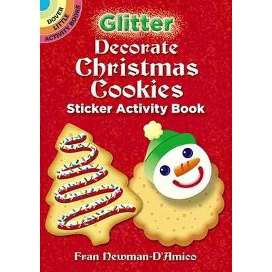 Glitter Decorate Christmas Cookies Sticker Activity Book image 0