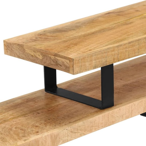 Έπιπλο Τηλεόρασης VidaXL από Ξύλο 120x30x40cm - Μαύρο/Καφέ image 10