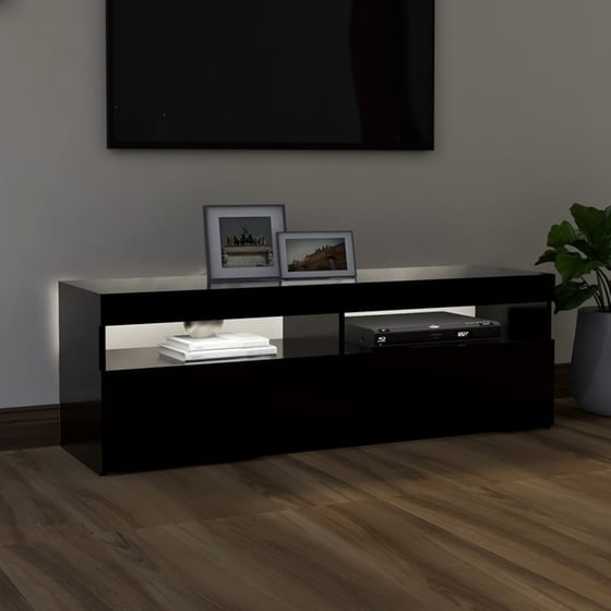 Έπιπλο Τηλεόρασης VidaXL από Μοριοσανίδα 120x35x40cm  - Μαύρο image 3