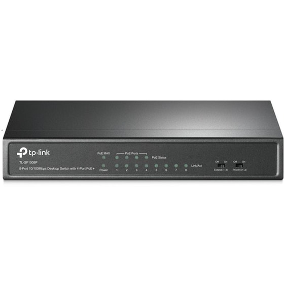 TP-Link TL-SF1008P Network Switch L2 Fast Ethernet (100 Mbps) 8-Port PoE Support image 0