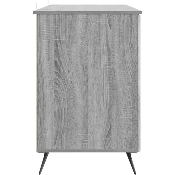 Γραφείο VidaXL από Επεξεργασμένο Ξύλο 142,5x50x75 cm - Γκρι Sonoma image 2