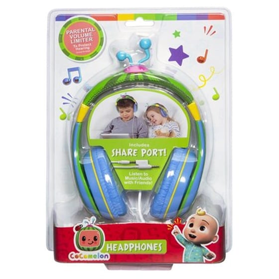 Παιδικά Ενσύρματα Ακουστικά eKids Cocomelon Με Ασφαλή Μέγιστη Ένταση Ήχου image 2