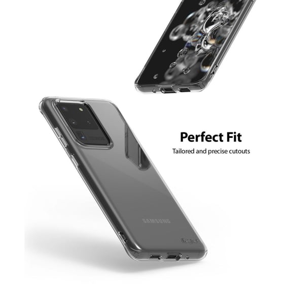 Θήκη Samsung Galaxy S20 Ultra - Ringke Air Silicon Case - Clear image 3