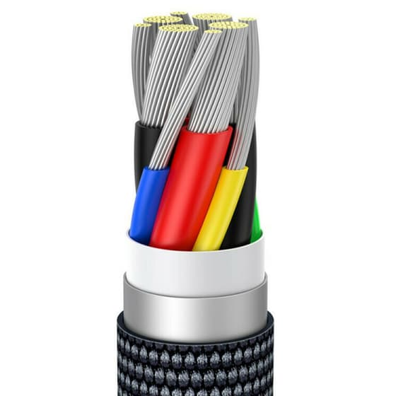 Καλώδιο δεδομένων Baseus Crystal Shine Series Usb-C to Usb-C 2m - Black image 3