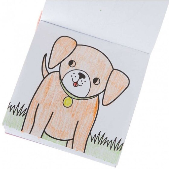 Κηρομπογιές Ooly Jumbo με Βιβλίο Ζωγραφικής Pet Pals image 3