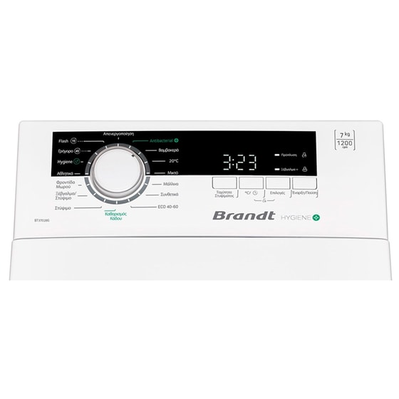 BRANDT BT36028G 6 kg 1.200 Στροφές Λευκό Πλυντήριο Ρούχων image 1