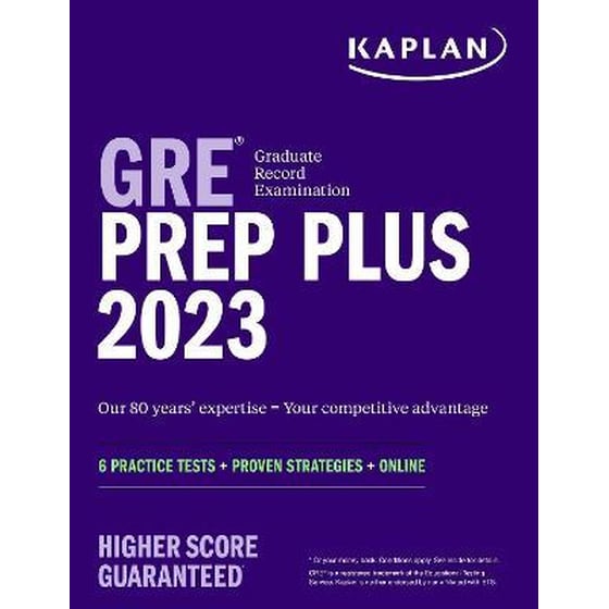 GRE Prep Plus 2023, Includes 6 Practice Tests, Online Study Guide, Proven Strategies to Pass the Exam image 0
