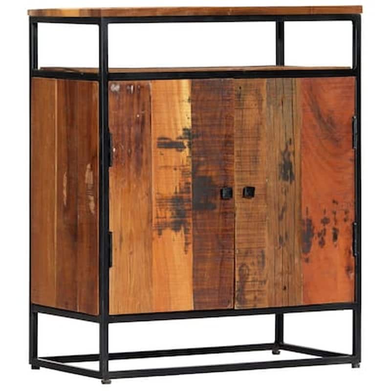 VIDAXL Vidaxl Ντουλάπι Βοηθητικό 60x35x76 Εκ. Μασίφ Ανακυκλωμένο Ξύλο/ατσάλι