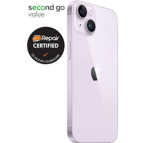 Μεταχειρισμένο Apple iPhone 14 256GB Purple second go value Certified by iRepair image 3