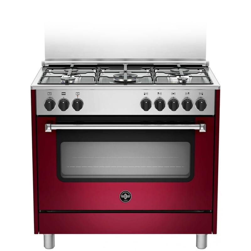 LA GERMANIA LA GERMANIA AMN965EVIV (GPL) 117Lt Κόκκινο Κουζίνα Μεικτή Υγραερίου