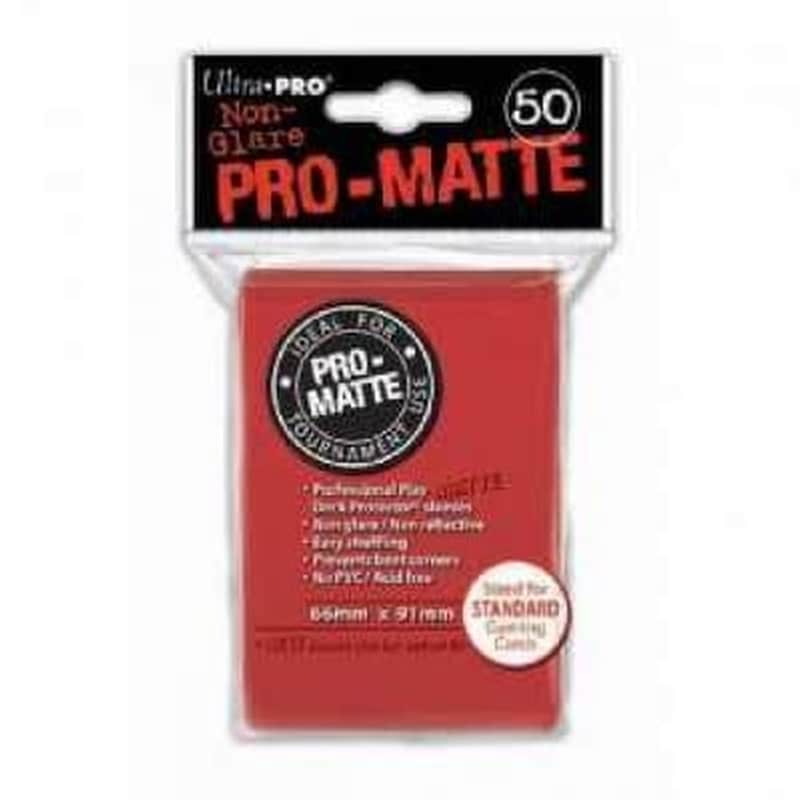 Ultra Pro Matte Red Sleeves