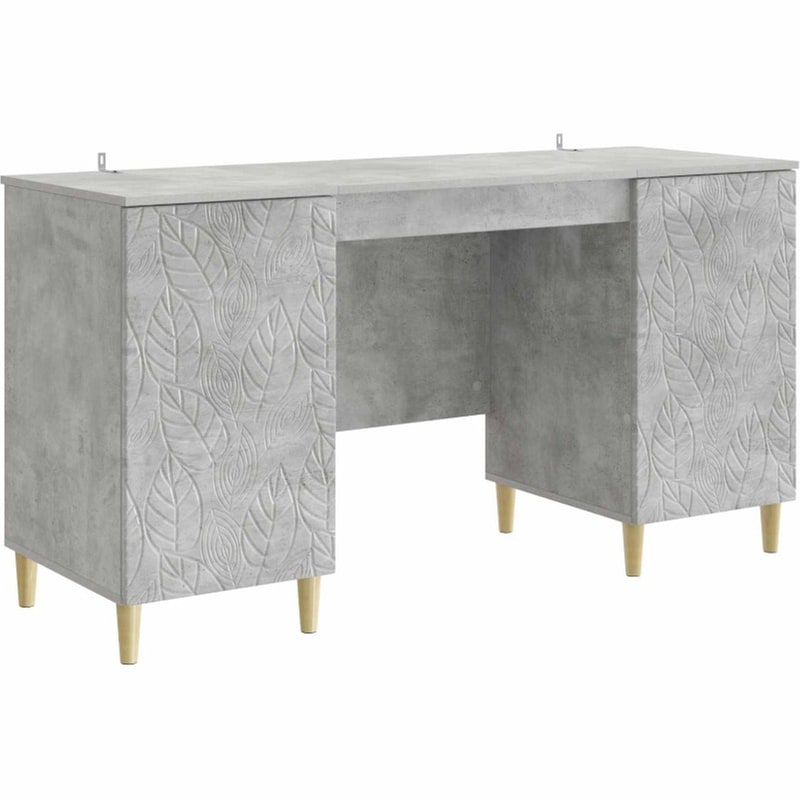 Γραφείο VidaXL 142,5x50x75 cm - Γκρι Σκυροδέματος