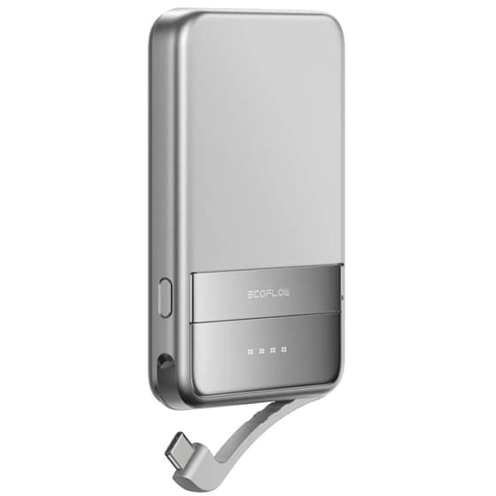 Powerbank EcoFlow RAPID Magnetic 5.000 mAh 30W - Ασημί image 1
