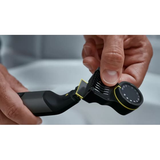 Ξυριστική Μηχανή PHILIPS ONEBLADE PRO QP6550/15 για Πρόσωπο και Σώμα Γκρι image 4