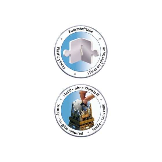3D Παζλ Ravensburger Ο Πύργος Του Άιφελ (216 Κομμάτια) image 4
