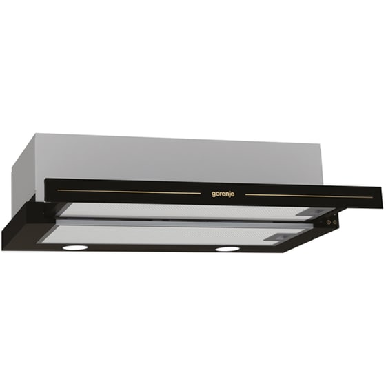 Απορροφητήρας Συρόμενος GORENJE BHP62CLB 60 cm Μαύρο image 0