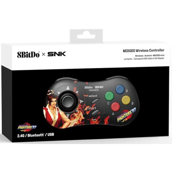 Gamepad 8BITDO Mai Shiranui Edition για PC/Android/NEOGEO mini - Μαύρο image 2