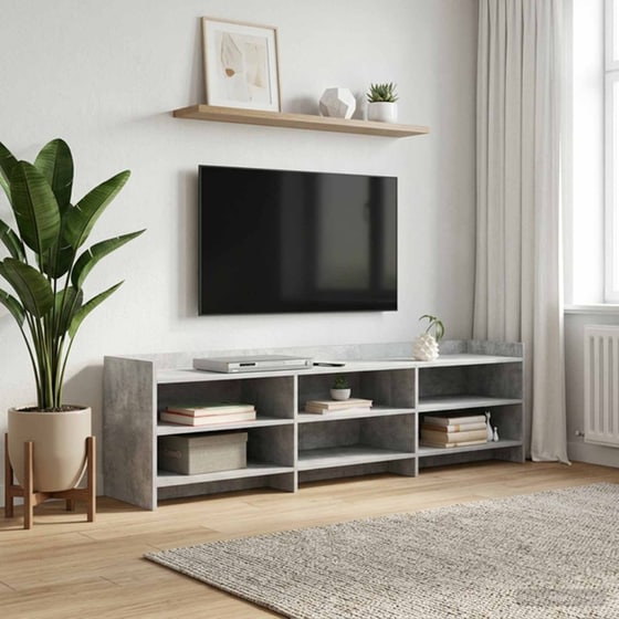 Έπιπλο Τηλεόρασης VidaXL 168 x 33 x 47 cm - Γκρι Σκυροδέματος image 2