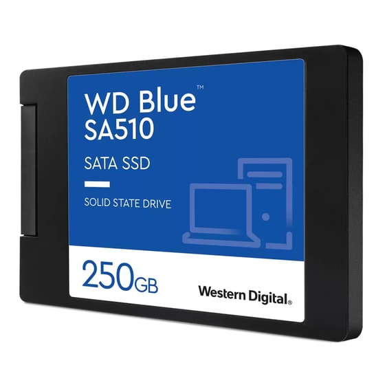 Εσωτερικός Σκληρός Δίσκος SSD Western Digital SA510 WDS250G3B0A 250GB 2.5'' SATA image 2