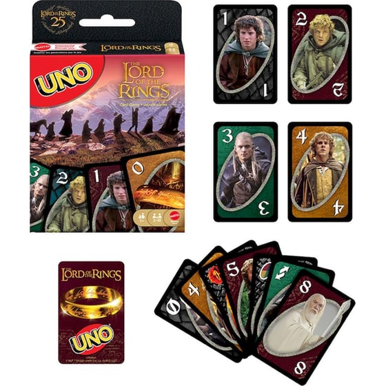 Επιτραπέζιο Uno Lord of the Rings (Mattel) image 2