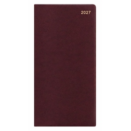Ημερολόγιο Εβδομαδιαίο Letts 2027 A6 Legacy Slim Burgundy