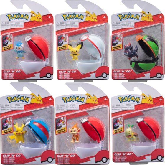 Pokemon Φιγούρες W12 Pokeball Clip' N' Go (6 Σχέδια) - (JW095057-G) image 0