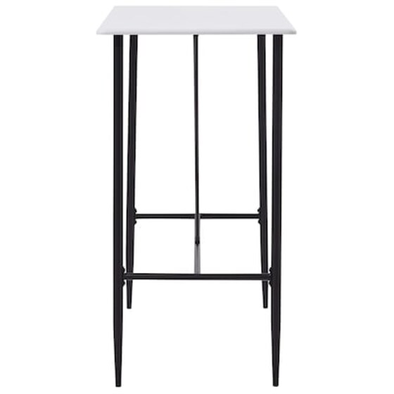 Τραπέζι Μπαρ Vidaxl από Mdf  120x60x110 cm - Λευκή image 3