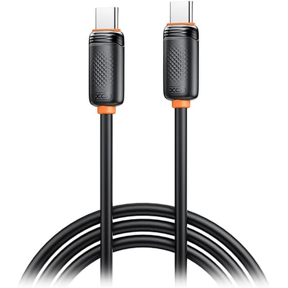 Καλώδιο XO NB-Q302B USB-C Male σε USB-C Male 1m - Μαύρο image 0