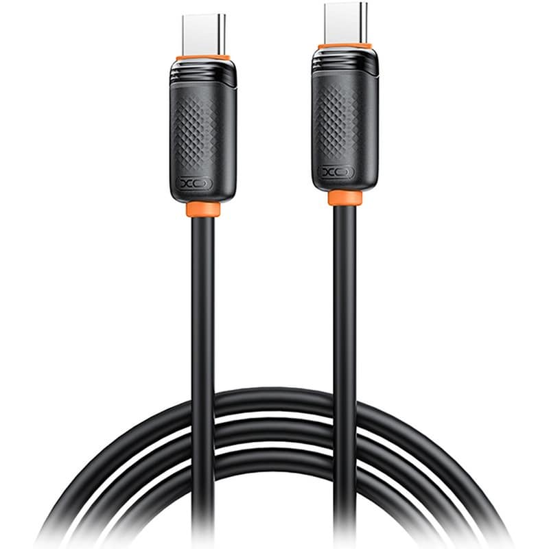 Καλώδιο XO NB-Q302B USB-C Male σε USB-C Male 1m - Μαύρο