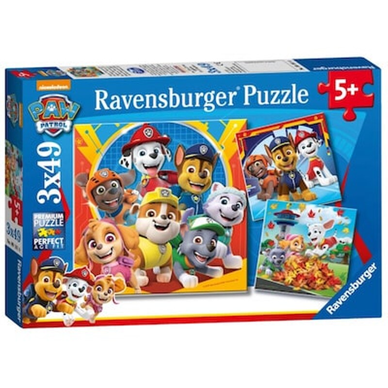 Ravensburger Puzzle 3×49τμχ. Paw Patrol 05048