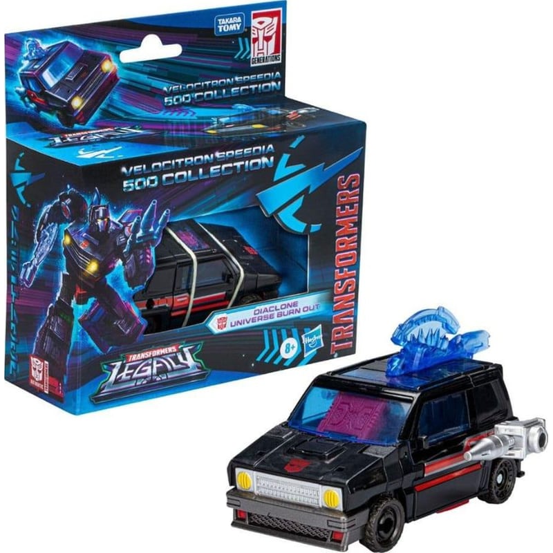 Φιγούρα Δράσης Hasbro Transformers: Legacy - Velocitron Speedia 500 Collection Diaclone Universe Burn Out φωτογραφία