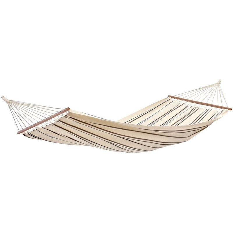 AMAZONAS Αιώρα Αλεξίπτωτο Κρεμαστή Amazonas Brasilia Cappuccino από Ύφασμα/Ξύλο 210x140cm - Μπεζ