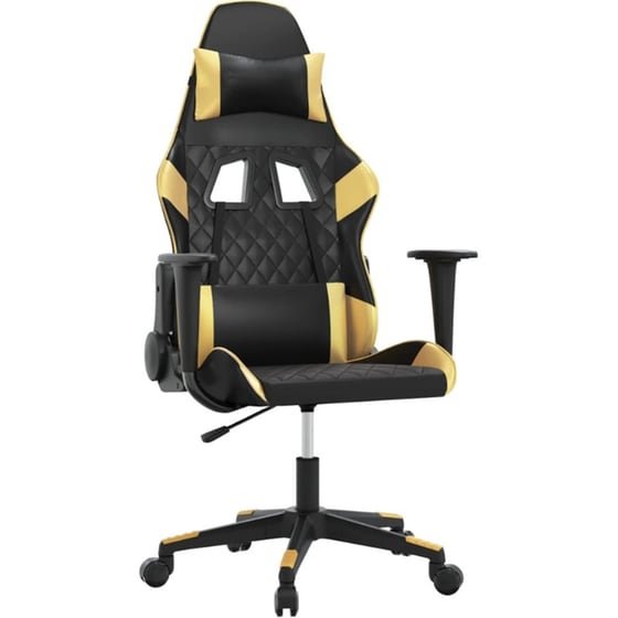 Καρέκλα Gaming VIDAXL 3143755 από Τεχνητό Δέρμα - Μαύρο image 0