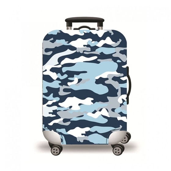 Κάλυμμα Βαλίτσας Amber Medium Army Blue image 0