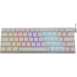 White Shark Wakizashi Gaming Μηχανικό Ενσύρματο Πληκτρολόγιο RGB Λευκό (US)