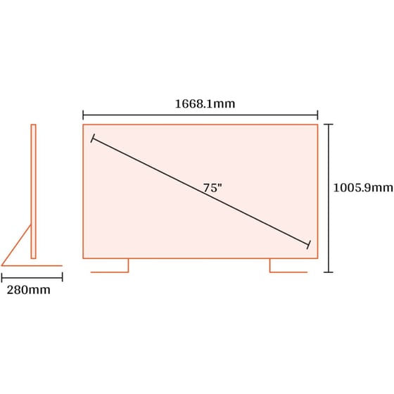 Samsung LED 75" 4K Smart Τηλεόραση 75U8072F image 1