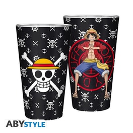 Ποτήρι ABYstyle One Piece Γυάλινο 400 ml - Luffy