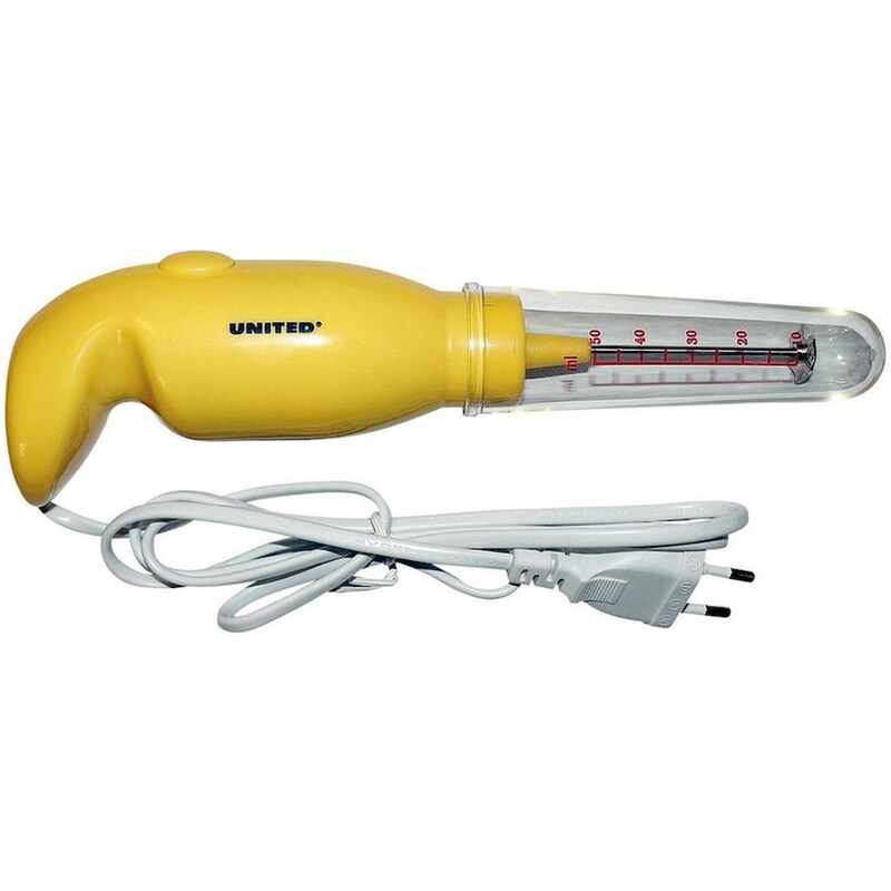 UNITED HM 7141 Φραπεδίερα Χειρός Ρεύματος 15 W Κίτρινη UNITED