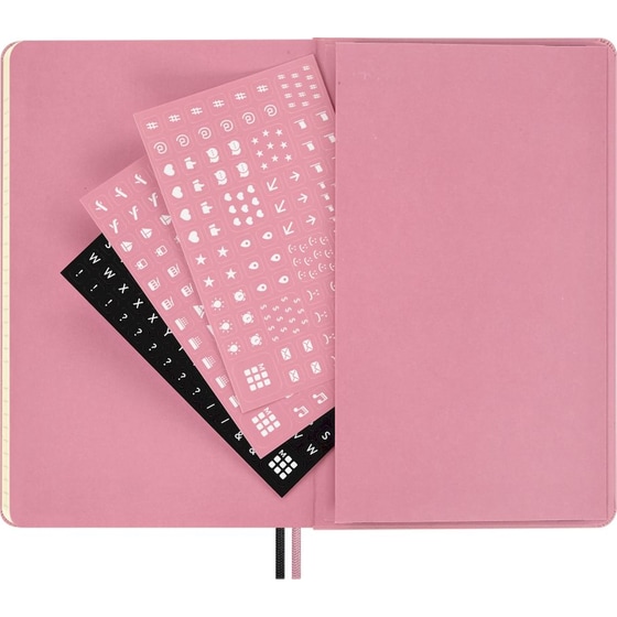 Ημερολόγιο Εβδομαδιαίο 2027 Moleskine x BLACKPINK 18Μ L Hardcover Μαύρο/Ροζ image 4