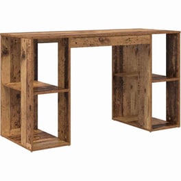 Γραφείο VidaXL από Επεξεργασμένο Ξύλο 130x50,5x75 cm - Παλιό Ξύλο