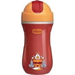 Κυπελλο Με Καλαμακι Σιλικονης Chicco Sport Cup Κοκκινο 14m+ 226ml F04-06991-30-01