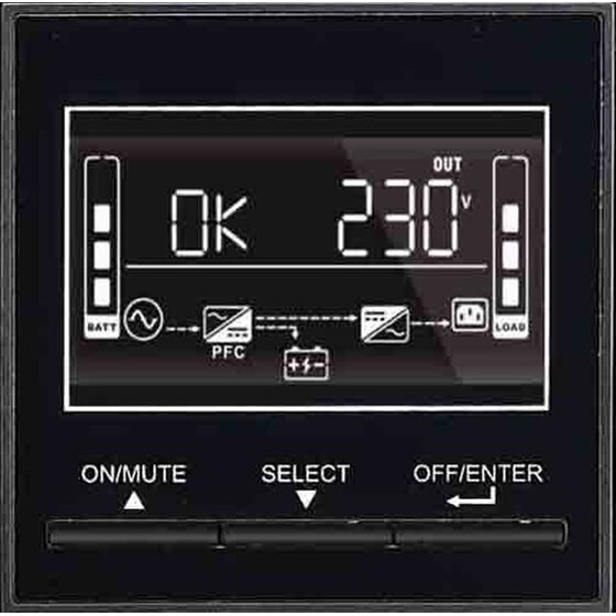 UPS Tecnoware EVO DSP Plus 3600 R/T 3.600VA / 3.240 W Μαύρο image 4