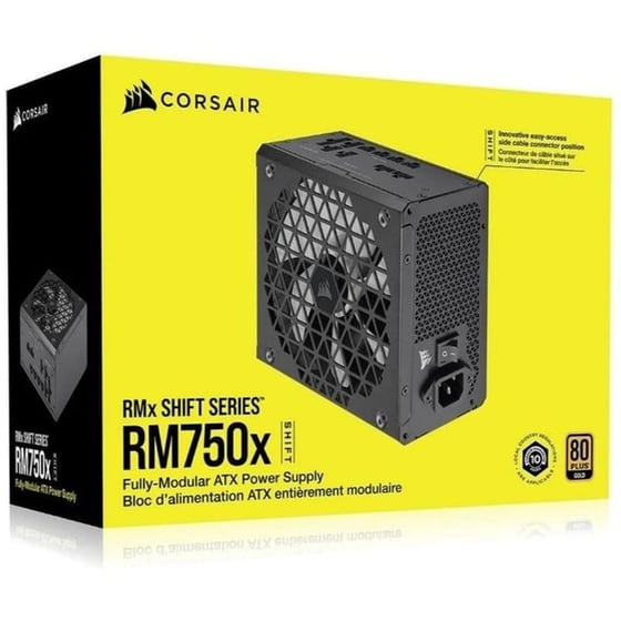 Τροφοδοτικό PC CORSAIR RM750x Shift, 750W, Fully Modular, 80 PLUS Gold, Μαύρο image 0
