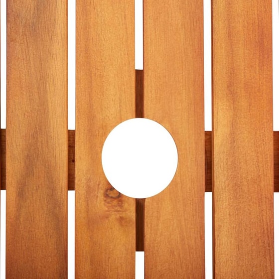 Τραπέζι Εξωτερικού Χώρου VidaXL από Ξύλο 150x90x74 cm - Καφέ image 3