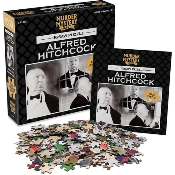 Παζλ University Games Murder Mystery Party - Alfred Hitchcock (1000 Κομμάτια) image 0
