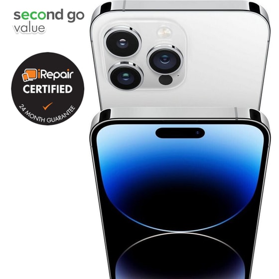 Μεταχειρισμένο Apple iPhone 14 Pro 256GB Silver second go value Certified by iRepair image 6