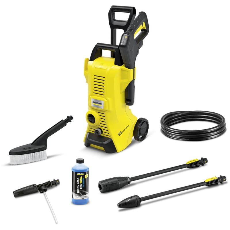 KARCHER Πλυστικό Μηχάνημα Υψηλής Πίεσης KARCHER K3 Power Control 1600 W Κίτρινο