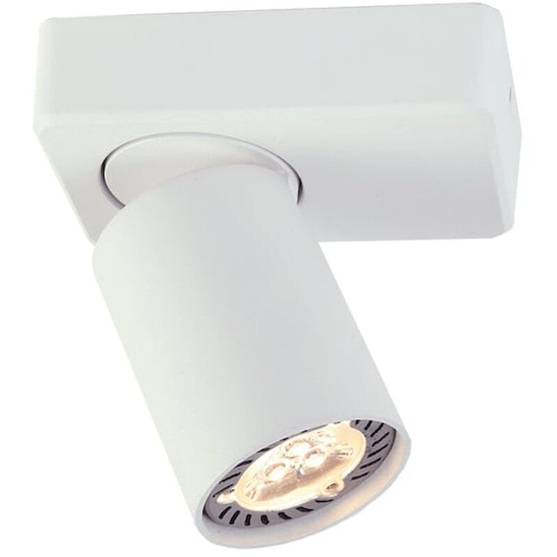 Σποτ Μονόφωτο Aca Elitis Ra301s12wh από Αλουμίνιο - Λευκό